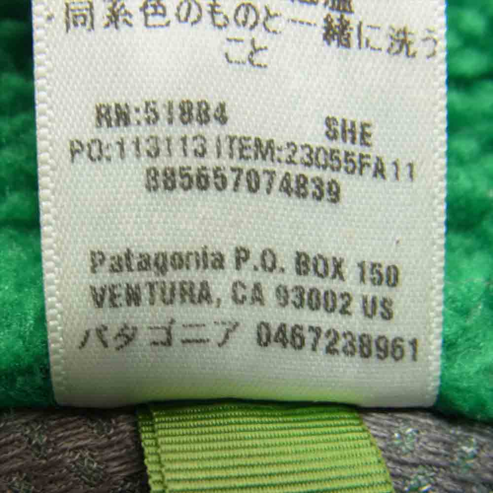patagonia パタゴニア 11AW 23055 CLASSIC RETRO-X JACKET クラシック レトロX フリース ジャケット グリーン系 L【中古】