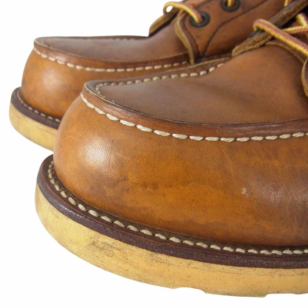 RED WING レッドウィング USA製 875 Classic Moc Toe アイリッシュセッター 6インチ モックトゥ ブーツ ブラウン系 9 1/2【中古】