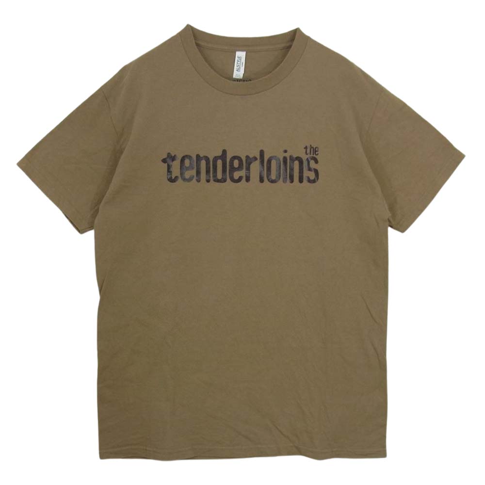 TENDERLOIN テンダーロイン T-TEE S.S the tenderloins If 6 Was 9 プリント Tシャツ ブラウン系 L【中古】