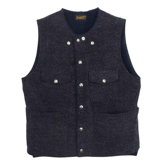 TENDERLOIN テンダーロイン T-JIMON VEST ボア ジモン ベスト ネイビー系 L【中古】