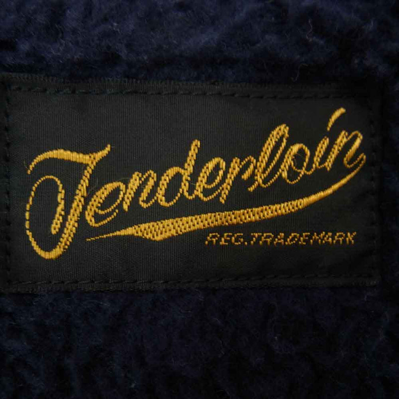 TENDERLOIN テンダーロイン T-JIMON VEST ボア ジモン ベスト ネイビー系 L【中古】
