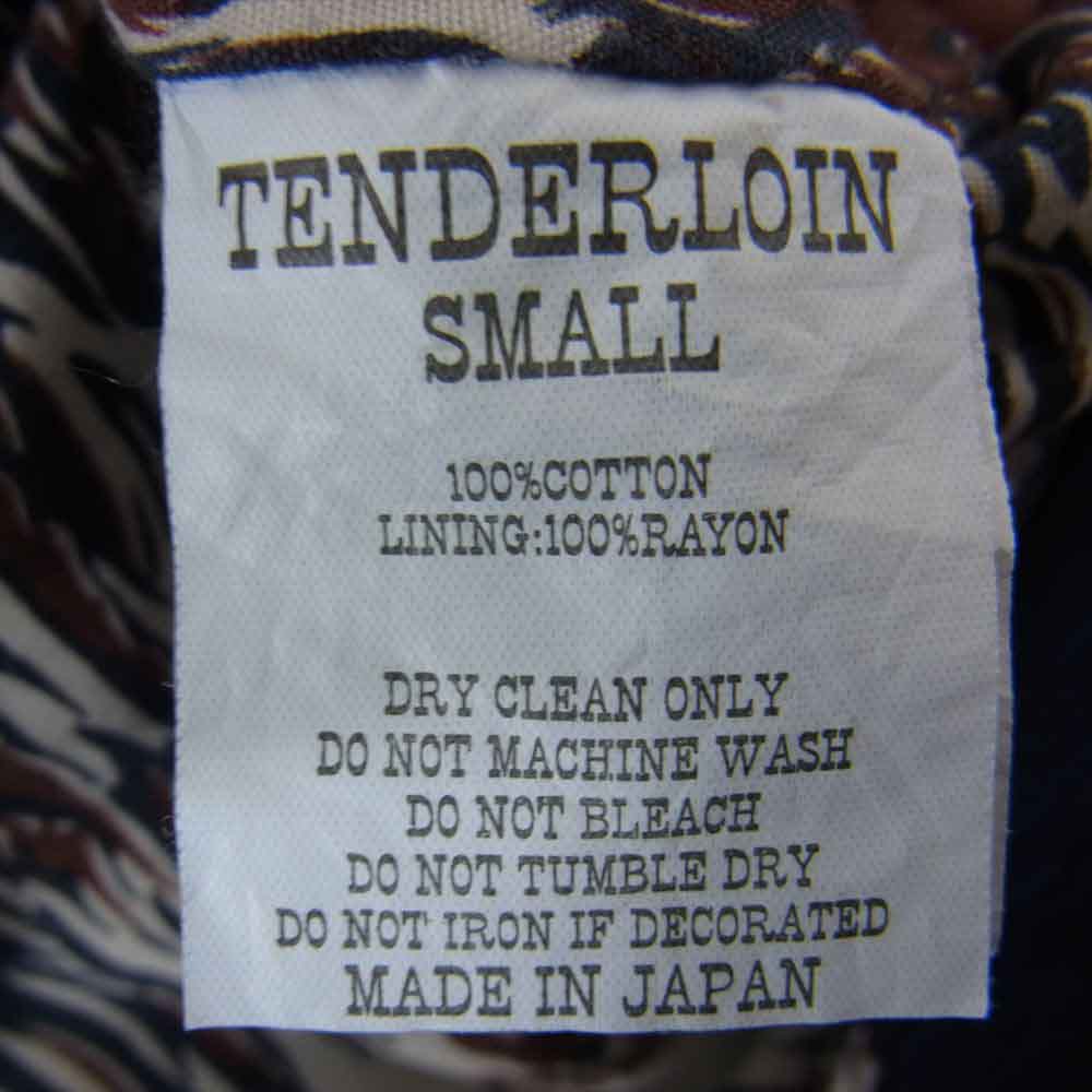 TENDERLOIN テンダーロイン 裏地ウルフ テーラード ジャケット ネイビー系 S【中古】