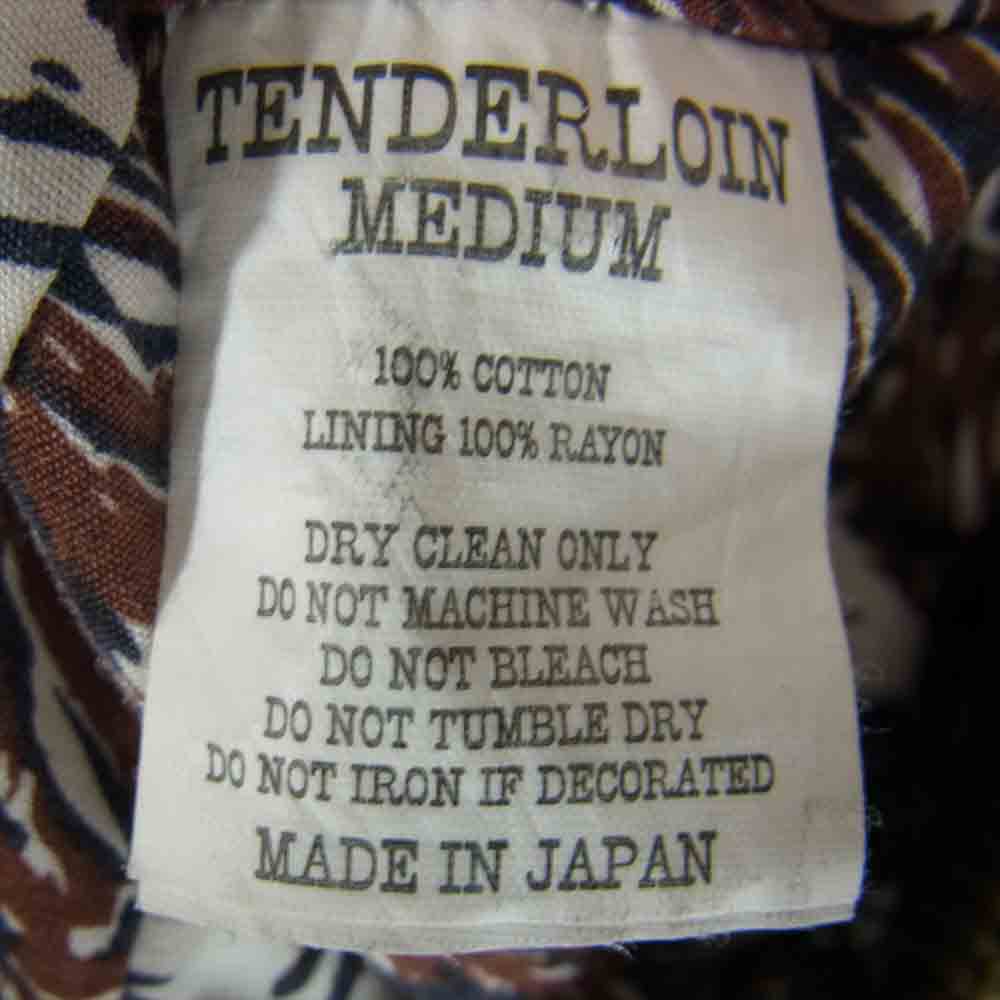 TENDERLOIN テンダーロイン 裏地ウルフ コーデュロイ テーラード ジャケット ブラウン系 M【中古】