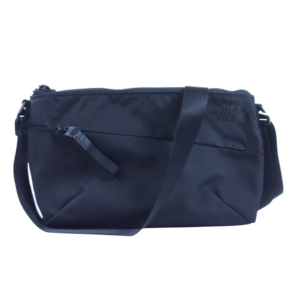 THE NORTH FACE ノースフェイス NF0A3KWU USA製 並行品 ロゴ サコッシュ ショルダーバッグ ブラック系【中古】