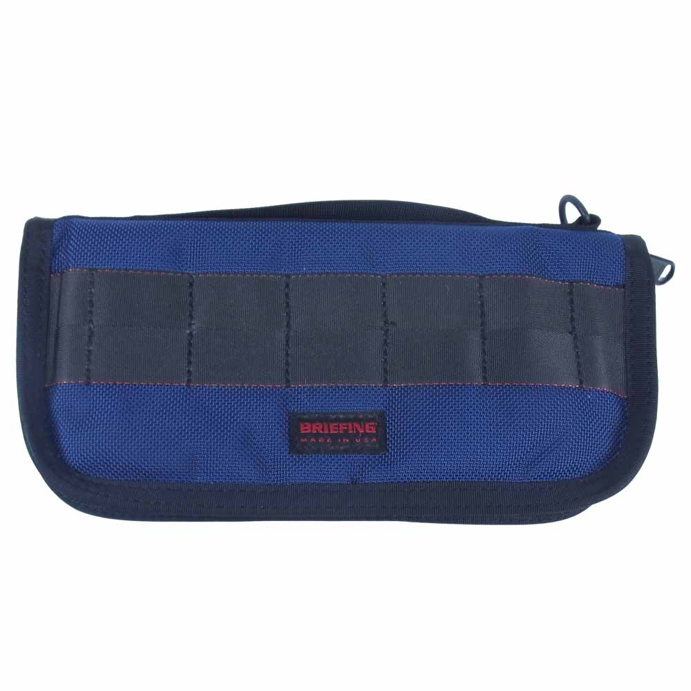 BRIEFING ブリーフィング JET TRIP CASE ジェットトリップケース マルチケース ポーチ ネイビー系【中古】