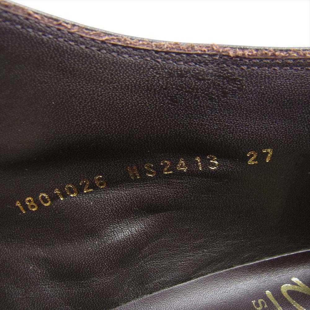 オーツカ HS-2413 ダイナイトソール ダブルモンクストラップ シューズ ブラック系 27.0cm【中古】