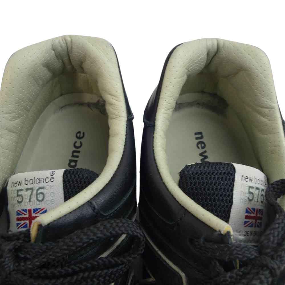 NEW BALANCE ニューバランス M576CKK 英国製 ローカット スニーカー ブラック系 USA 10.5【中古】