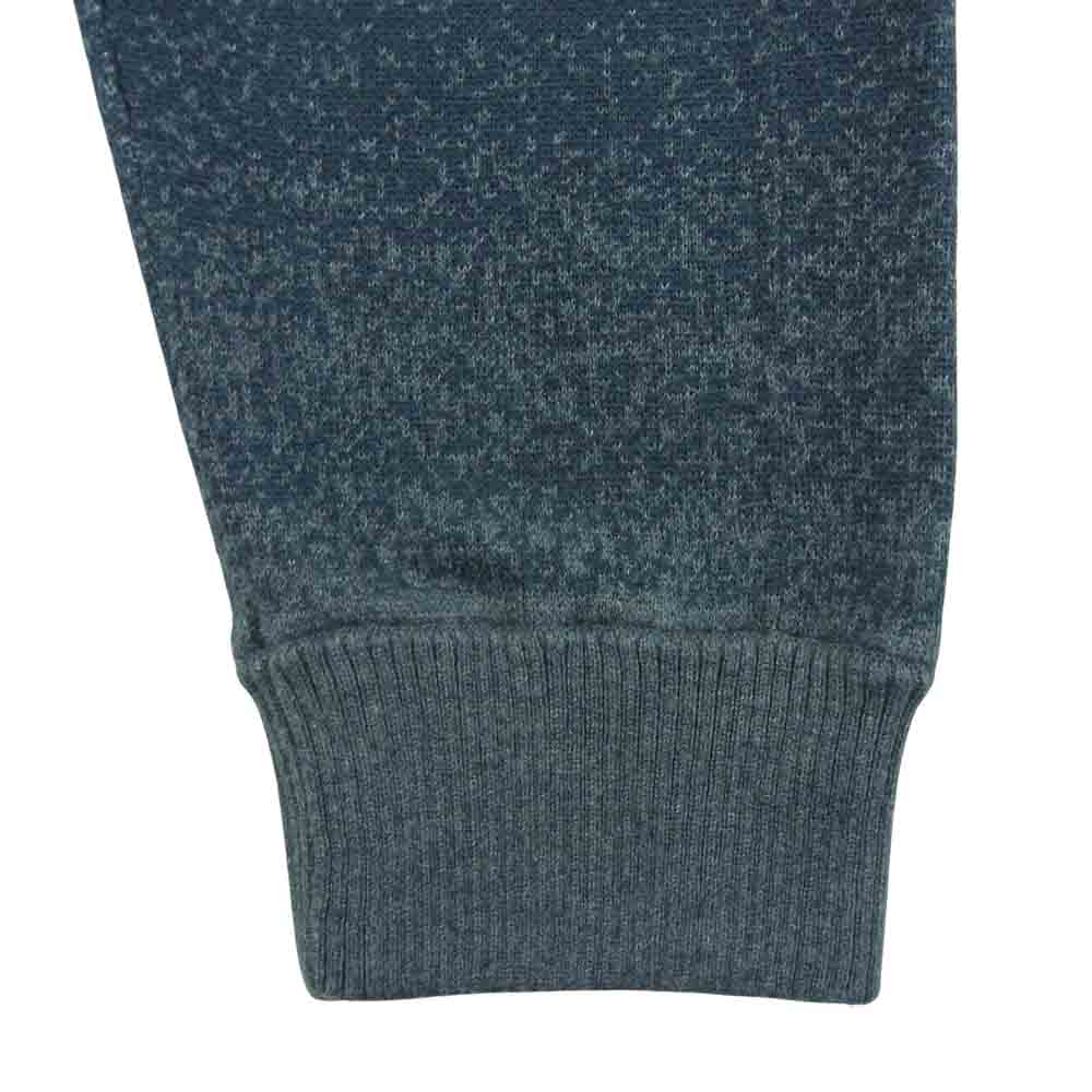 1piu1uguale3 ウノピュウノウグァーレトレ MRK216 COT313 113 RIB PT リブ ニット パンツ ブラック系 グレー系 Ⅵ【美品】【中古】