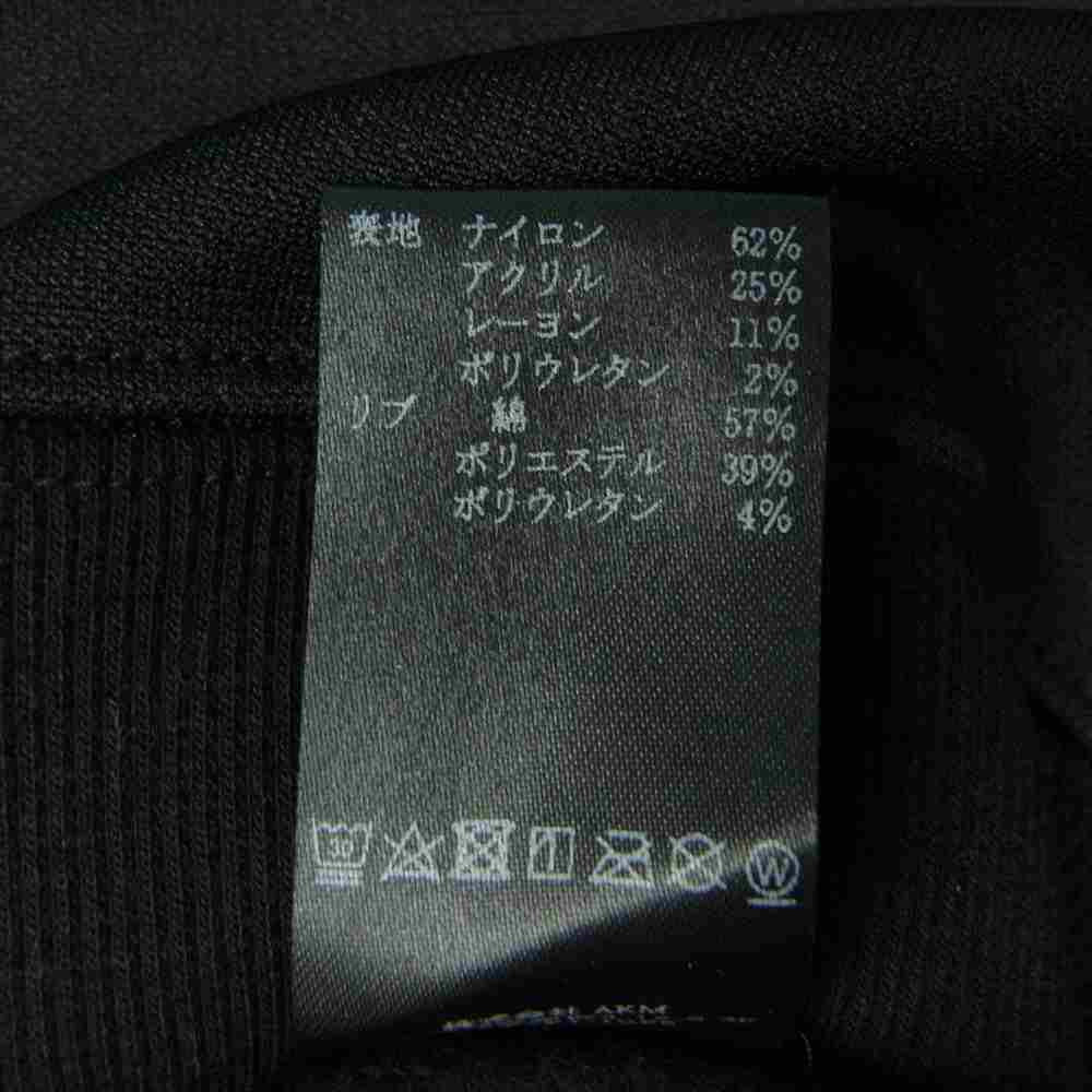 1piu1uguale3 ウノピュウノウグァーレトレ MRB463 NYU030 × KAPPA カッパ PULLOVER PARKA プルオーバー パーカー ブラック系 4【美品】【中古】