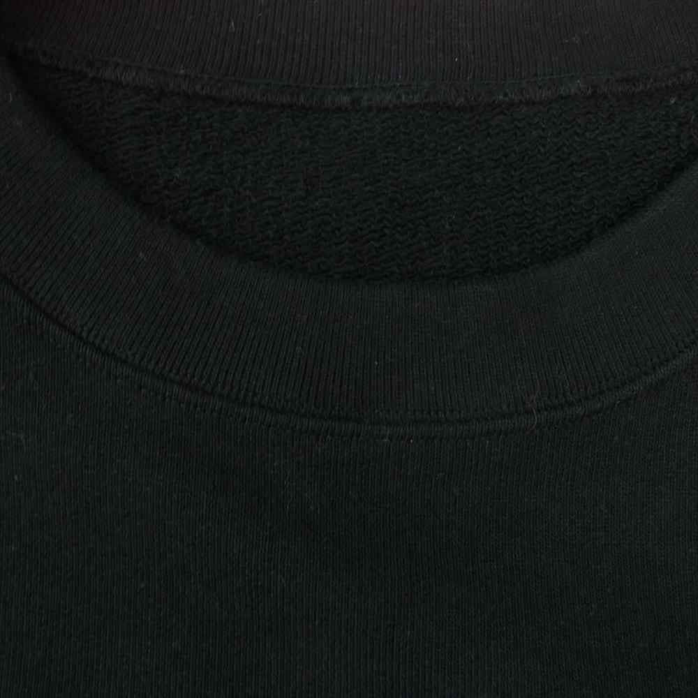 1piu1uguale3 ウノピュウノウグァーレトレ MRB485 COT315 x PEANUTS ピーナッツ PULLOVER CREW NECK スヌーピー プルオーバー クルーネック パーカー ブラック系 4【美品】【中古】