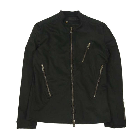 1piu1uguale3 ウノピュウノウグァーレトレ MRB483 PCT022 MOTO RIDERS ジャージ ライダース ジャケット ブラック系 5【美品】【中古】