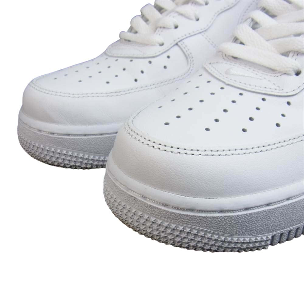 Supreme シュプリーム 20SS CU9225-100 NIKE AIR FORCE 1 Low SP ナイキ エアフォース ワン ロー ホワイト系 25.5cm【中古】