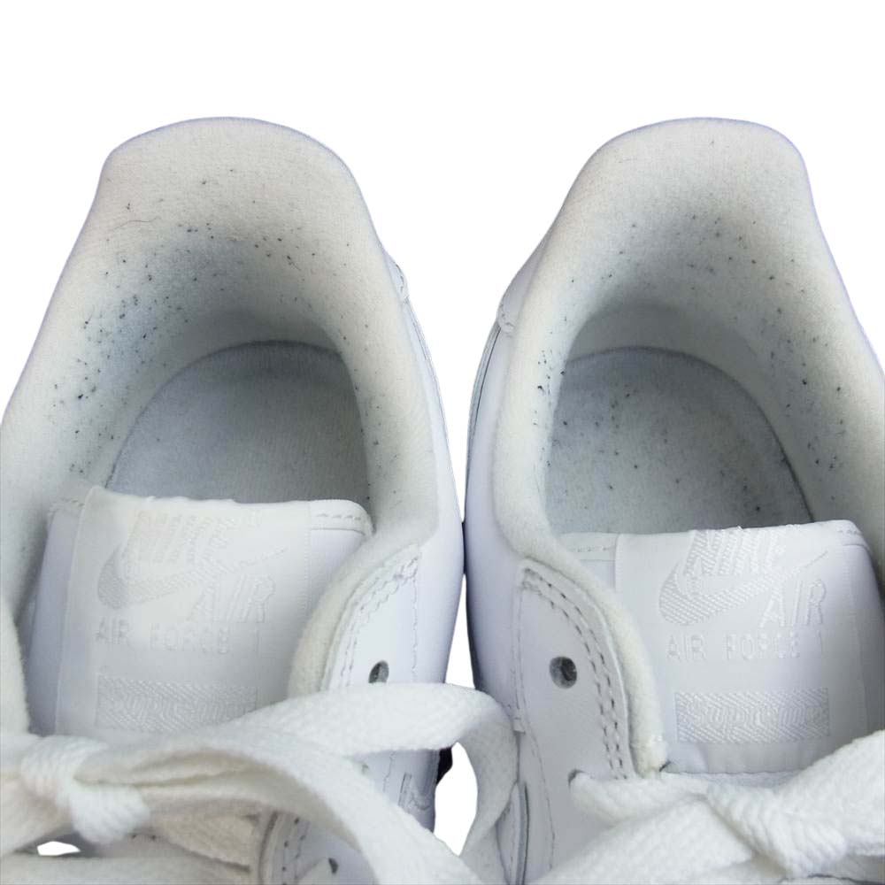 Supreme シュプリーム 20SS CU9225-100 NIKE AIR FORCE 1 Low SP ナイキ エアフォース ワン ロー ホワイト系 25.5cm【中古】