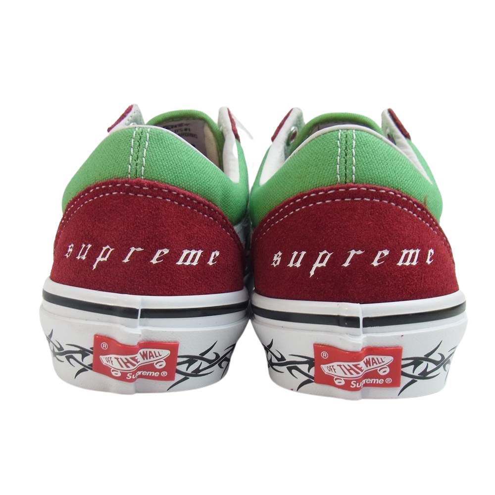 Supreme シュプリーム 21AW VN0A5KRXRER × VANS ヴァンズ Skate Old Skool トライバル オールドスクール 25.5【新古品】【未使用】【中古】