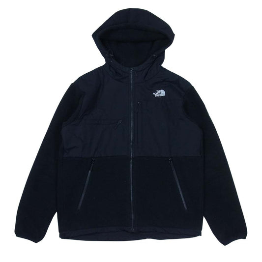 THE NORTH FACE ノースフェイス NA72052 Denali Hoodie Jacket デナリ フーディー フリース ジャケット ブラック系 XL【中古】