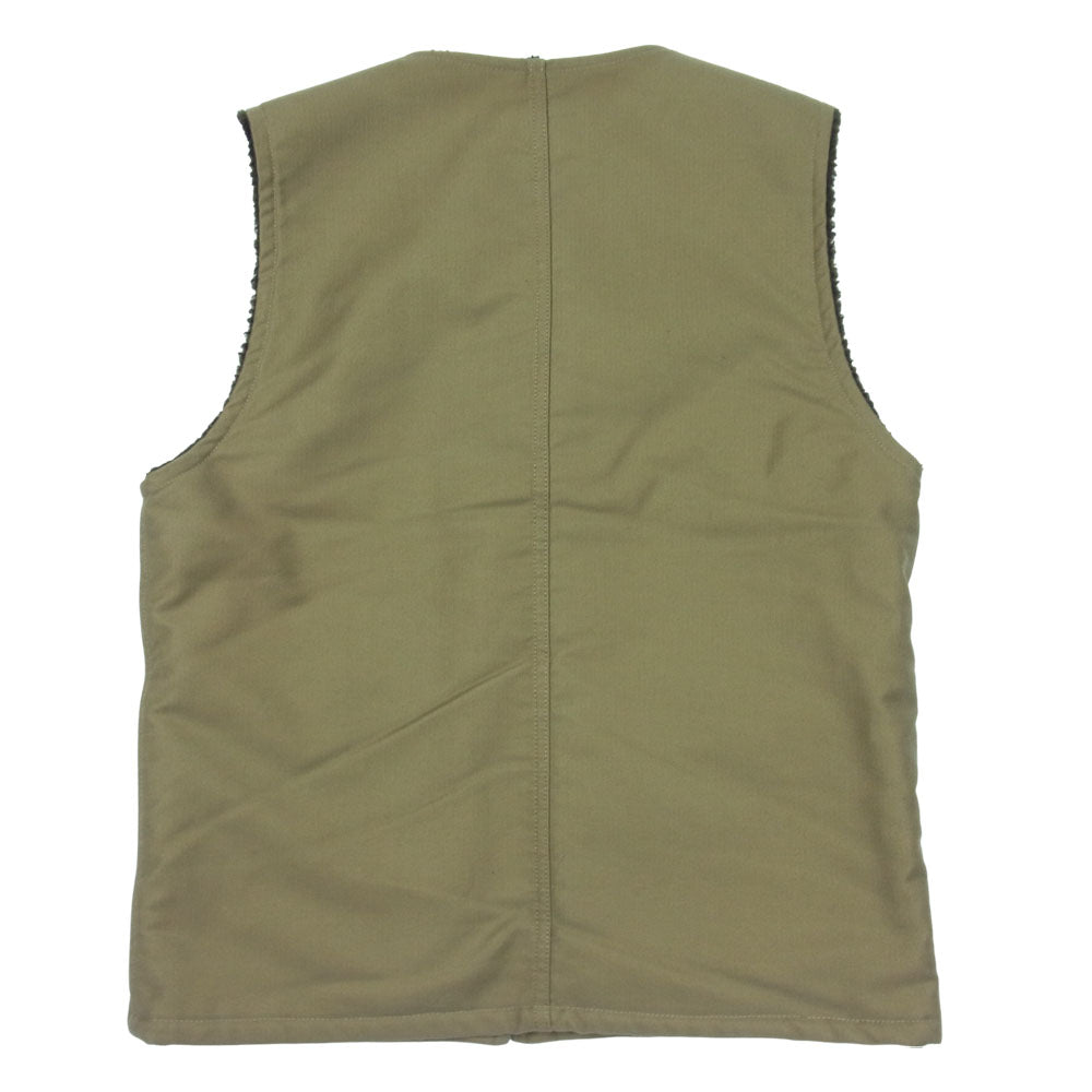 トロフィークロージング N-1DECK VEST デッキ ベスト裏ボア ベスト カーキ系 38【中古】