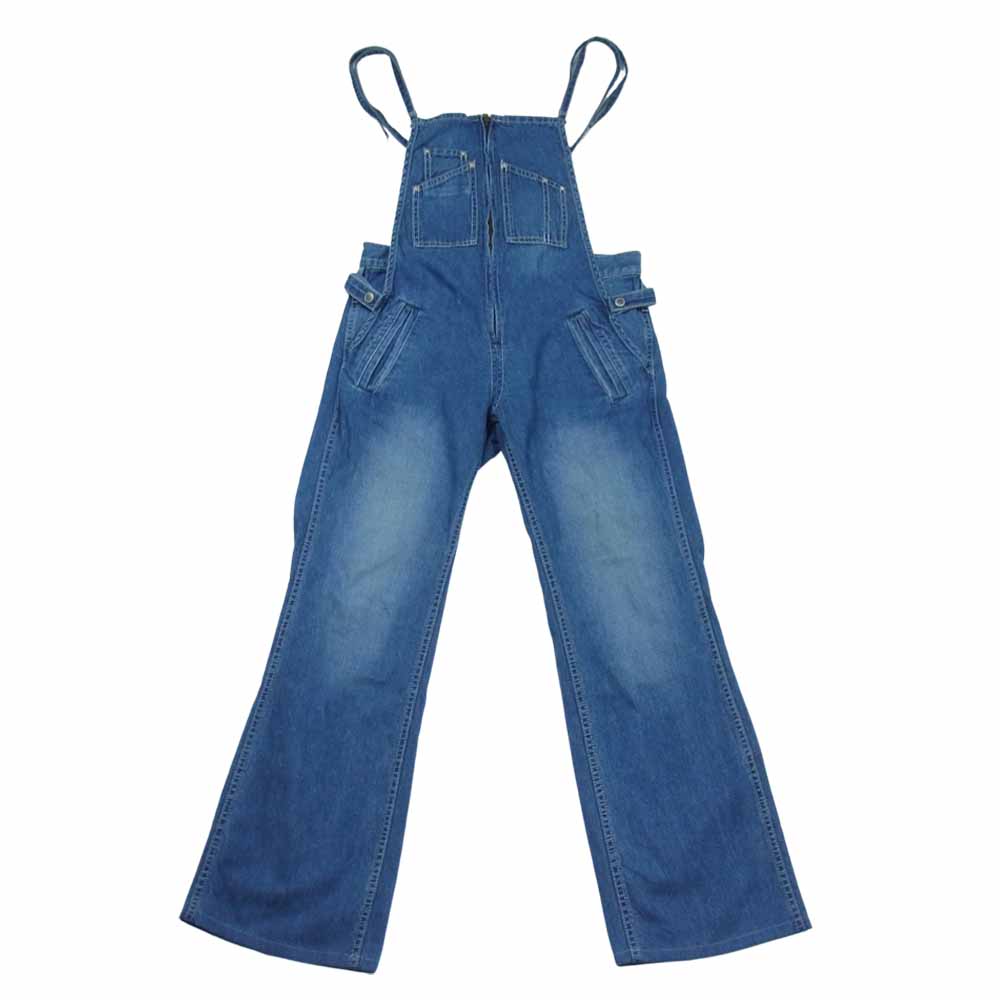 Johnbull ジョンブル デニム サロペット オールインワン インディゴブルー系 M【中古】
