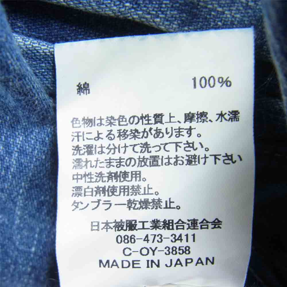 Johnbull ジョンブル デニム サロペット オールインワン インディゴブルー系 M【中古】