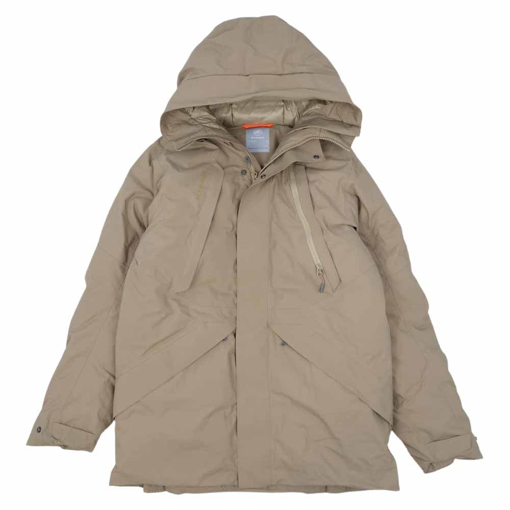 Mammut マムート 1010-27571 ZUN HS Thermo Hooded Parka サーモ ダウン パーカ ジャケット ベージュ系 L【美品】【中古】