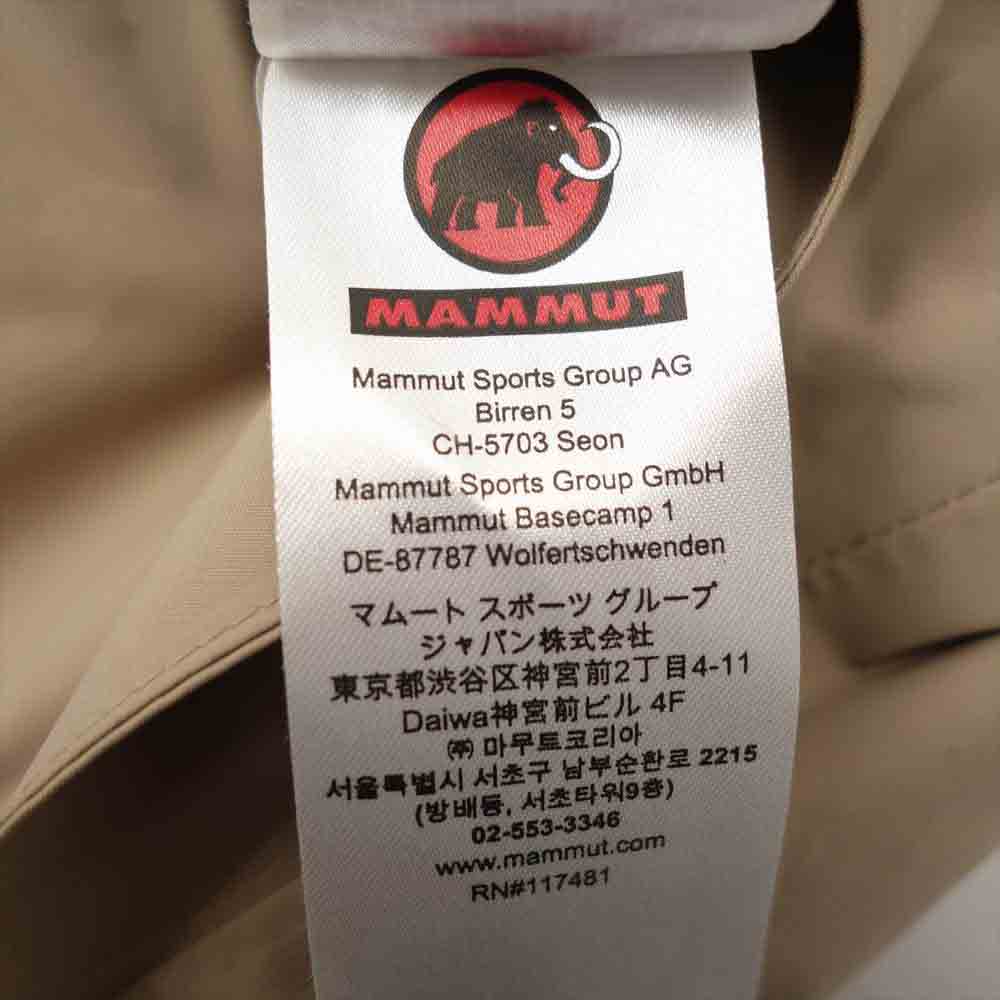 Mammut マムート 1010-27571 ZUN HS Thermo Hooded Parka サーモ ダウン パーカ ジャケット ベージュ系 L【美品】【中古】