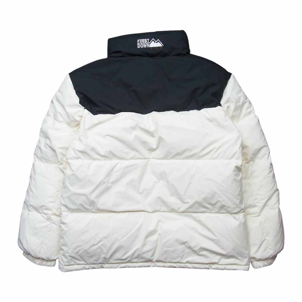 ファーストダウン F142500 BUBBLE DOWN JACKET リバーシブル ダウン ジャケット ブラック系 ホワイト系 M【新古品】【未使用】【中古】