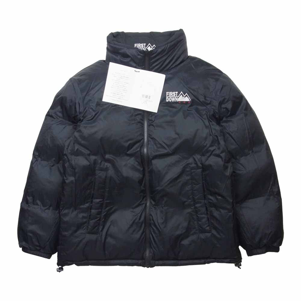 ファーストダウン F142500 BUBBLE DOWN JACKET リバーシブル ダウン ジャケット ブラック系 ホワイト系 M【新古品】【未使用】【中古】