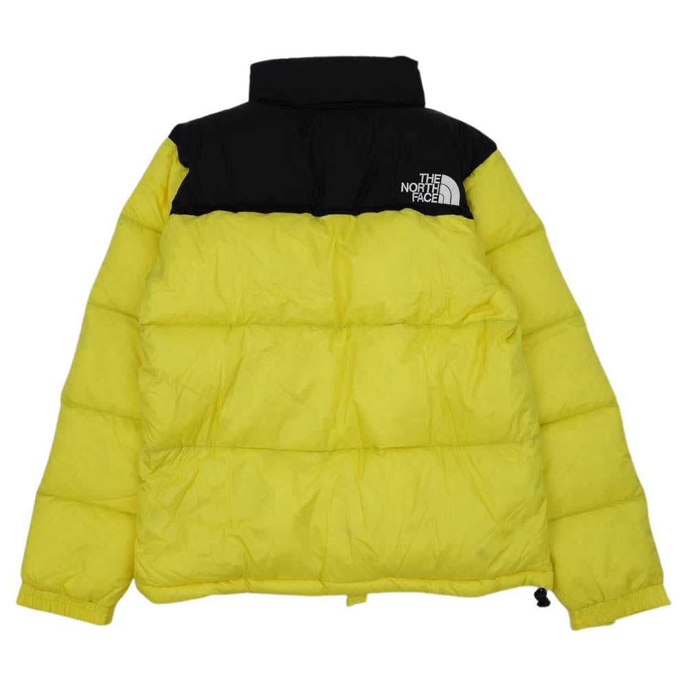 THE NORTH FACE ノースフェイス ND91841 Nuptse Jacket ヌプシ ダウン ジャケット ブラック系 イエロー系 L【新古品】【未使用】【中古】