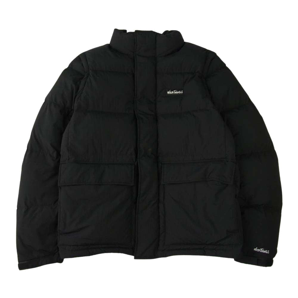 WILDTHINGS ワイルドシングス WT19109N SNUG DOWN VECKET スナッグ ダウン ヴェケット ダウン ジャケット ブラック系 XL【中古】