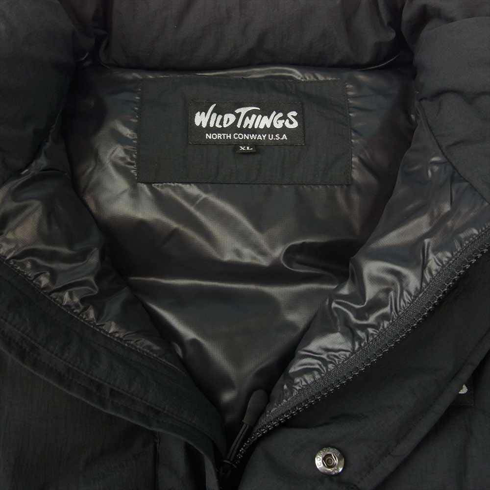 WILDTHINGS ワイルドシングス WT19109N SNUG DOWN VECKET スナッグ ダウン ヴェケット ダウン ジャケット ブラック系 XL【中古】