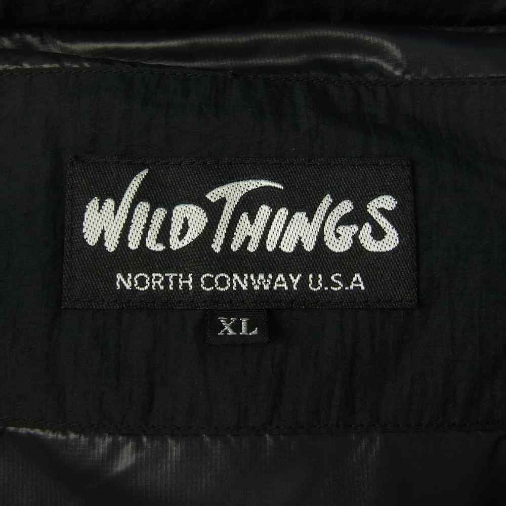 WILDTHINGS ワイルドシングス WT19109N SNUG DOWN VECKET スナッグ ダウン ヴェケット ダウン ジャケット ブラック系 XL【中古】