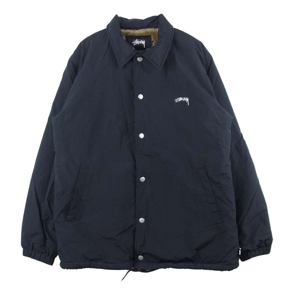 STUSSY ステューシー 115313 Smooth Stock Coach ボア スムース ストック ジャケット ブラック系 S【中古】
