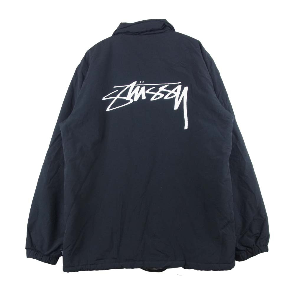 STUSSY ステューシー 115313 Smooth Stock Coach ボア スムース ストック ジャケット ブラック系 S【中古】