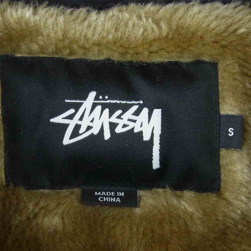 STUSSY ステューシー 115313 Smooth Stock Coach ボア スムース ストック ジャケット ブラック系 S【中古】