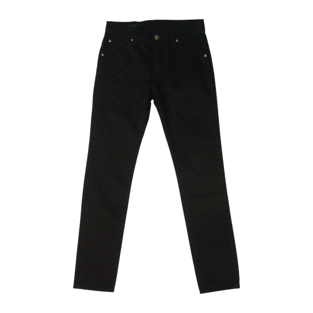 1piu1uguale3 ウノピュウノウグァーレトレ MRP397 CTU199 9 TAPERED テーパード ブラック デニム パンツ ブラック系 3【美品】【中古】