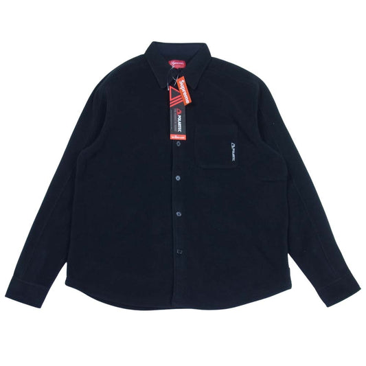 Supreme シュプリーム 21AW Polartec Shirt ポーラテック フリース シャツ ブラック系 L【新古品】【未使用】【中古】