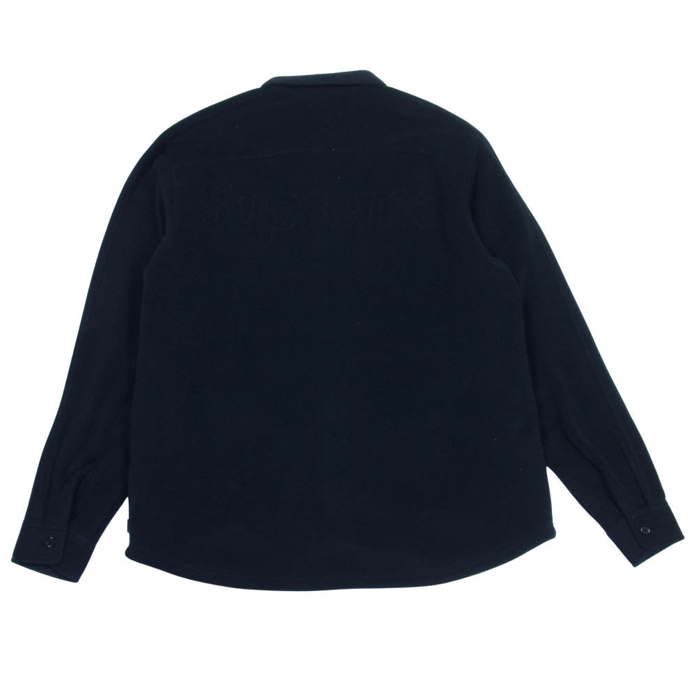 Supreme シュプリーム 21AW Polartec Shirt ポーラテック フリース シャツ ブラック系 L【新古品】【未使用】【中古】