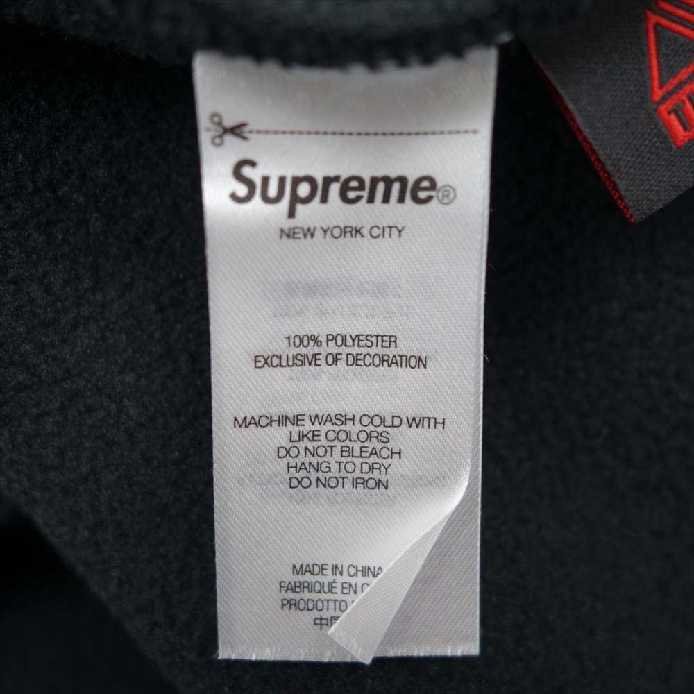 SUPREME シュプリーム 21AW Skittles Polartec Jacket スキットルズ ロゴ刺繍ポーラテックフリースジャケット ブラック540センチ肩幅