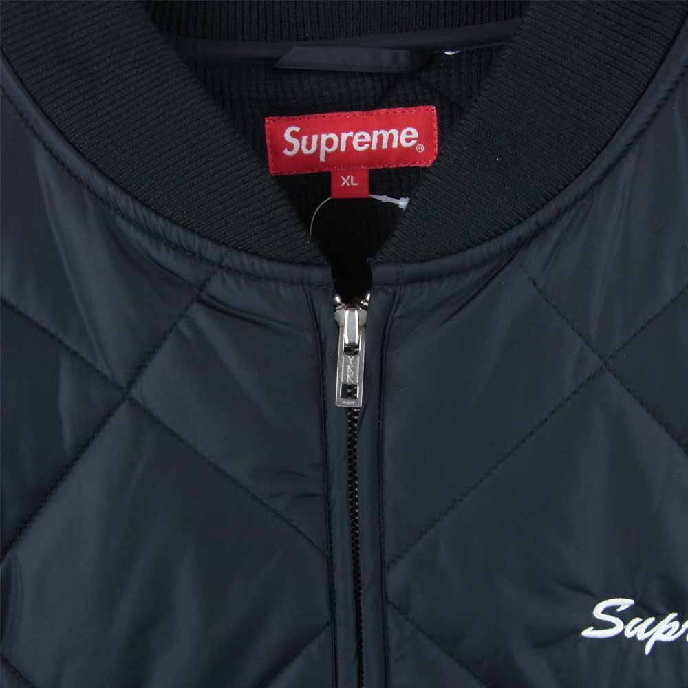 Supreme シュプリーム 21AW Quit Your Job Quilted Work Jacket キルティング ワーク ジャケット ブラック系 XL【新古品】【未使用】【中古】