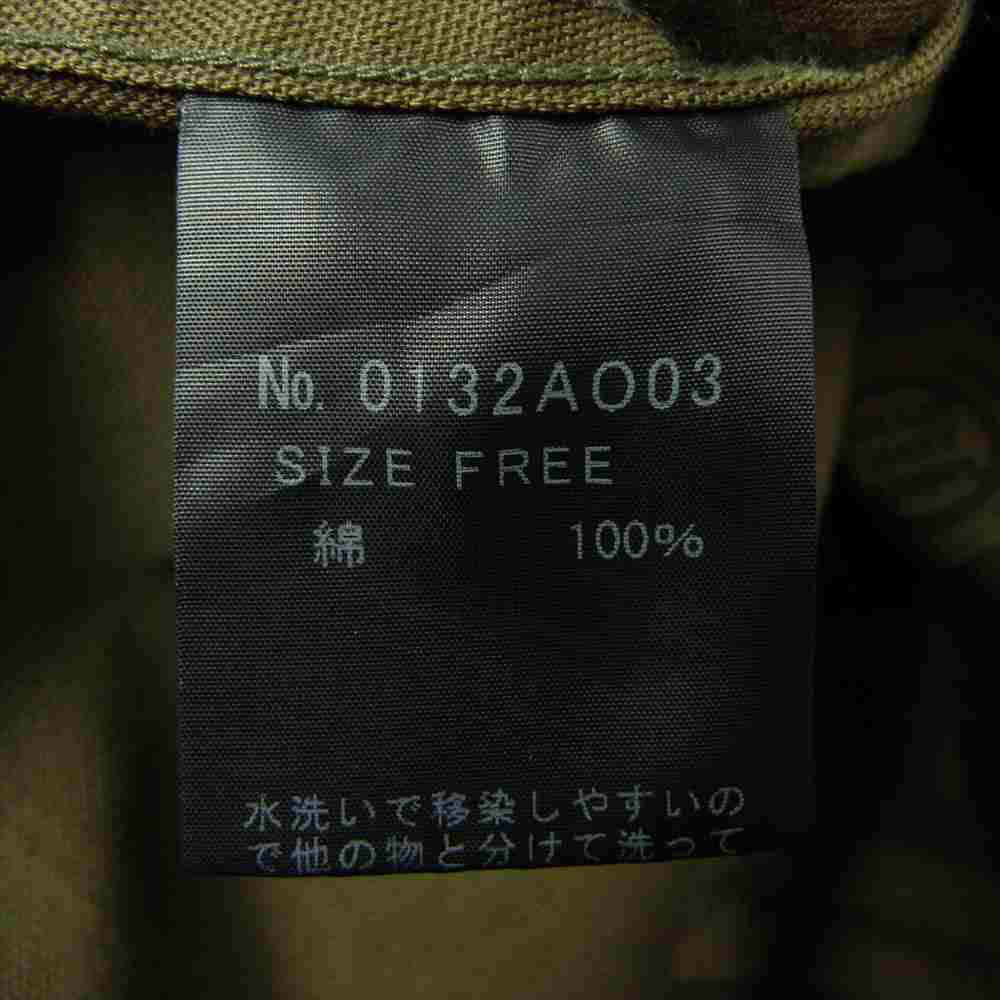 HYSTERIC GLAMOUR ヒステリックグラマー 0132AO03 総柄 ミリタリー ロング シャツ カーキ系 F【中古】