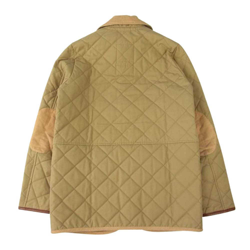 HYSTERIC GLAMOUR ヒステリックグラマー 0234AC01 LAVENHAM ラベンハム ワッペン キルティング 中綿 ジャケット ベージュ系 S【中古】
