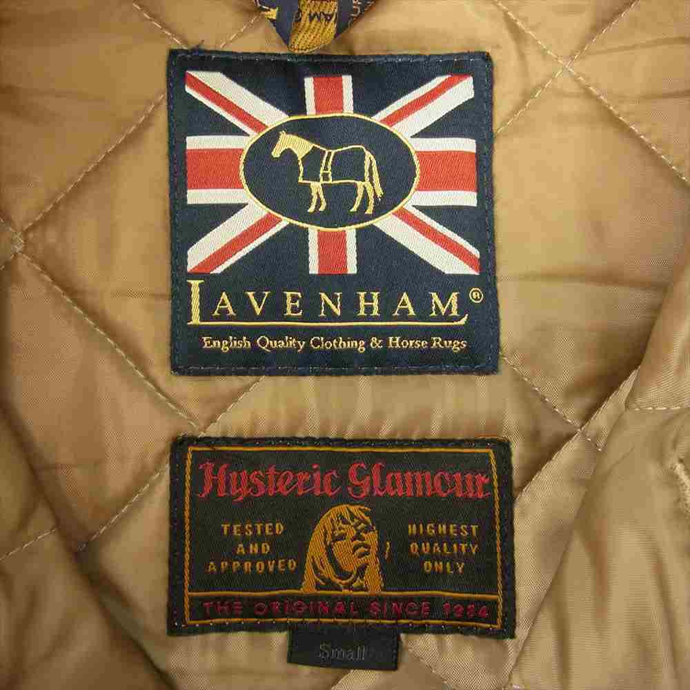 HYSTERIC GLAMOUR ヒステリックグラマー 0234AC01 LAVENHAM ラベンハム ワッペン キルティング 中綿 ジャケット ベージュ系 S【中古】