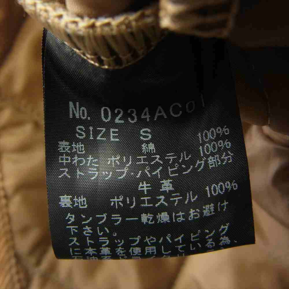 HYSTERIC GLAMOUR ヒステリックグラマー 0234AC01 LAVENHAM ラベンハム ワッペン キルティング 中綿 ジャケット ベージュ系 S【中古】