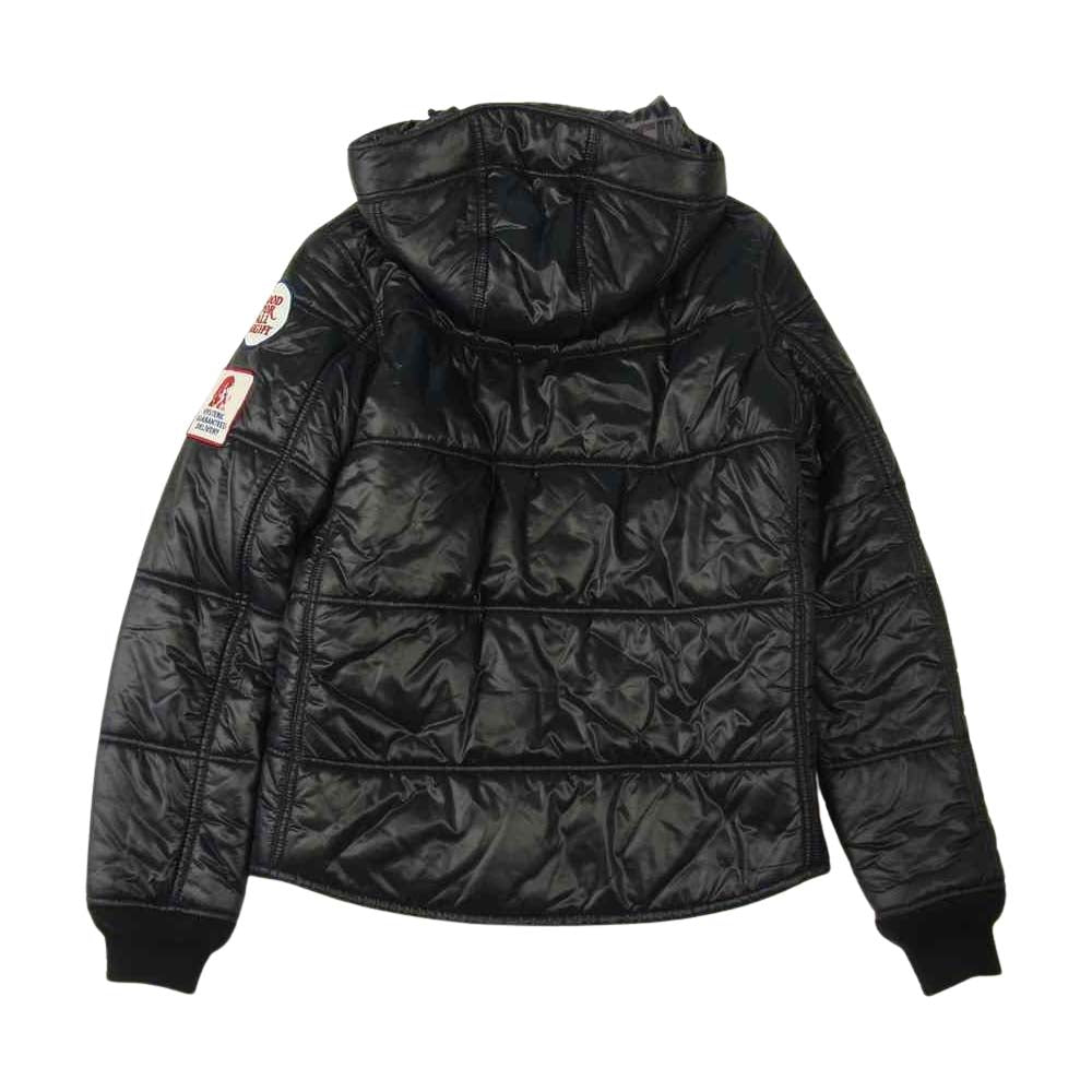 HYSTERIC GLAMOUR ヒステリックグラマー 0213AB01 PRIMALOFT ワッペン付き プリマロフト 中綿 ジャケット ブラック系 S【中古】