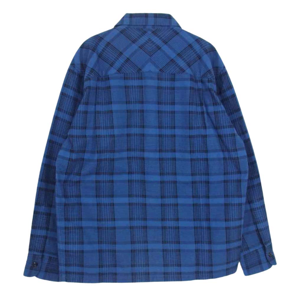 NEIGHBORHOOD ネイバーフッド 19SS 191TSNH-SHM09 チェック ネル シャツ ブルー系 S【中古】