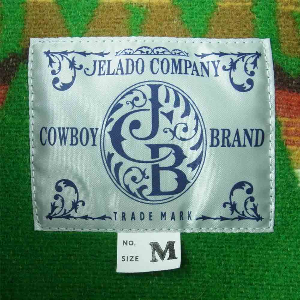 JELADO ジェラード CB23406 COWBOY BRAND Brave Coat ブレイブ コート ネイティブ柄 ジャケット グリーン系 M 38【美品】【中古】