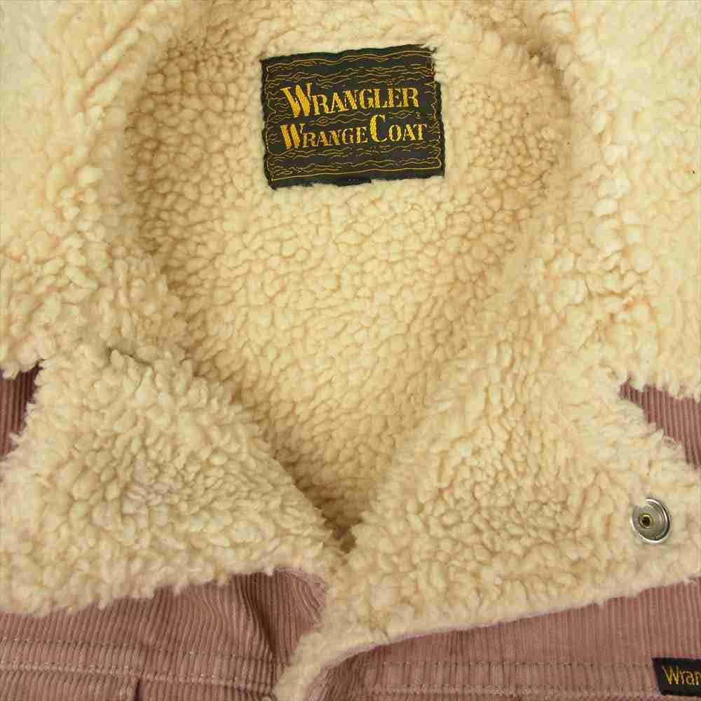 Wrangler ラングラー W9554 WRANGE COAT ランチ コート ボア ジャケット ピンク系 M【中古】