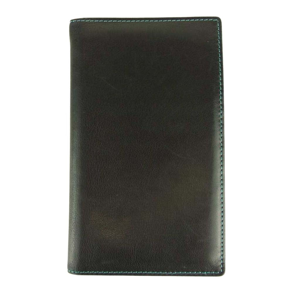 ソメスサドル 折り畳み 長財布 札入れ ブラック系【中古】