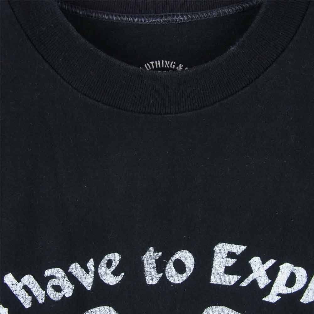 TENDERLOIN テンダーロイン 12SS T-N/S TEE イーグル プリント ノースリーブ Tシャツ ブラック系 M【中古】
