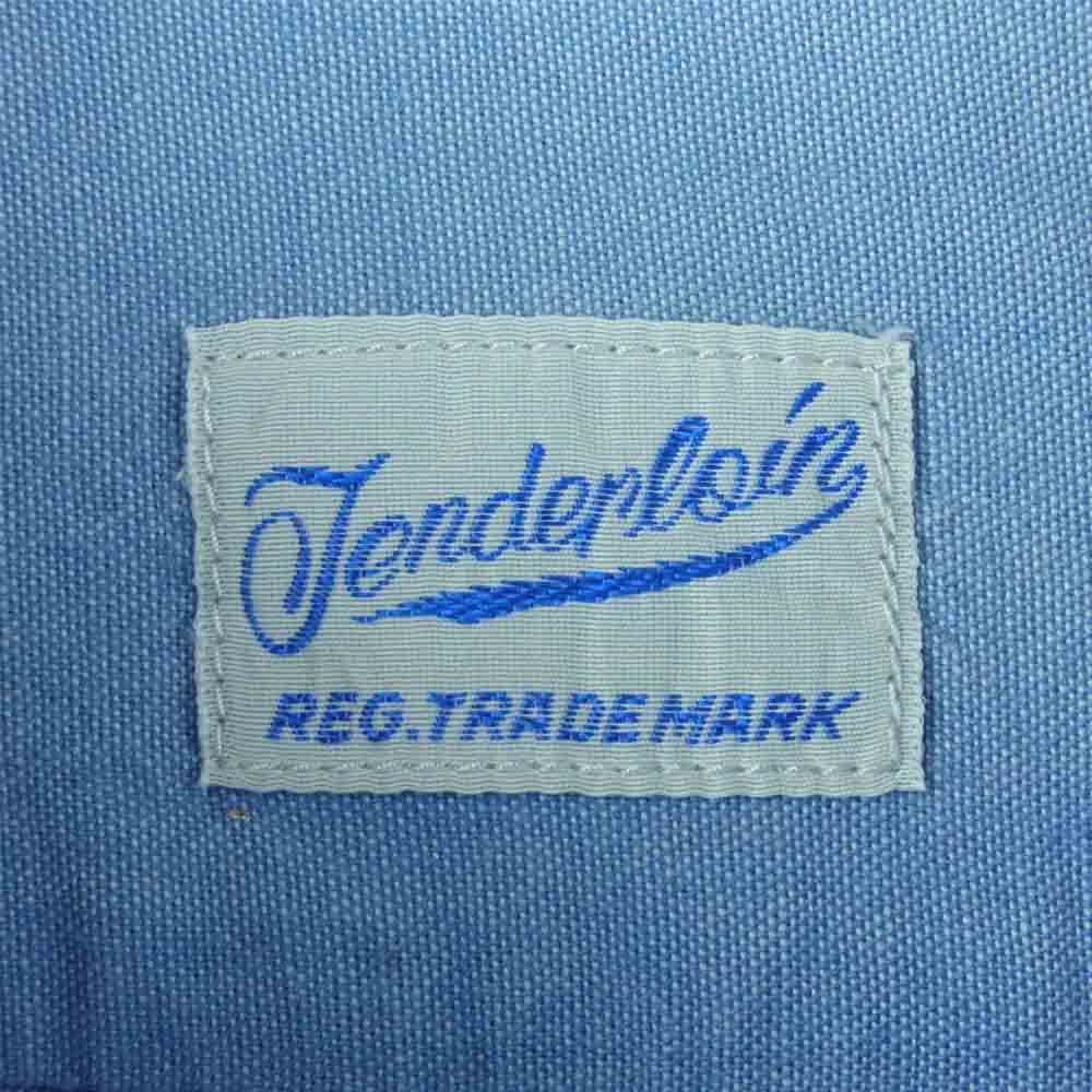 TENDERLOIN テンダーロイン T-CHAMBRAY SHT BD シャンブレー ボタンダウン 長袖 シャツ インディゴブルー系 S【中古】