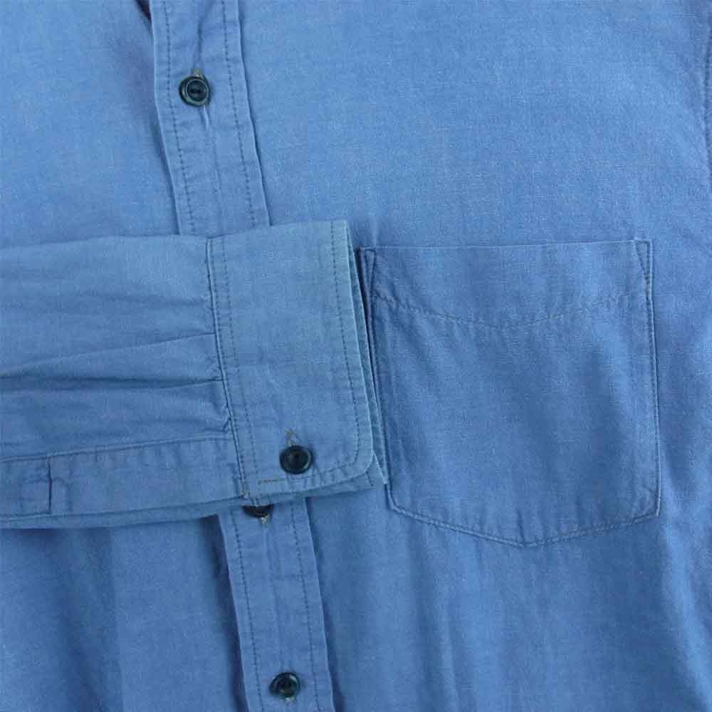 TENDERLOIN テンダーロイン T-CHAMBRAY SHT BD シャンブレー ボタンダウン 長袖 シャツ インディゴブルー系 S【中古】